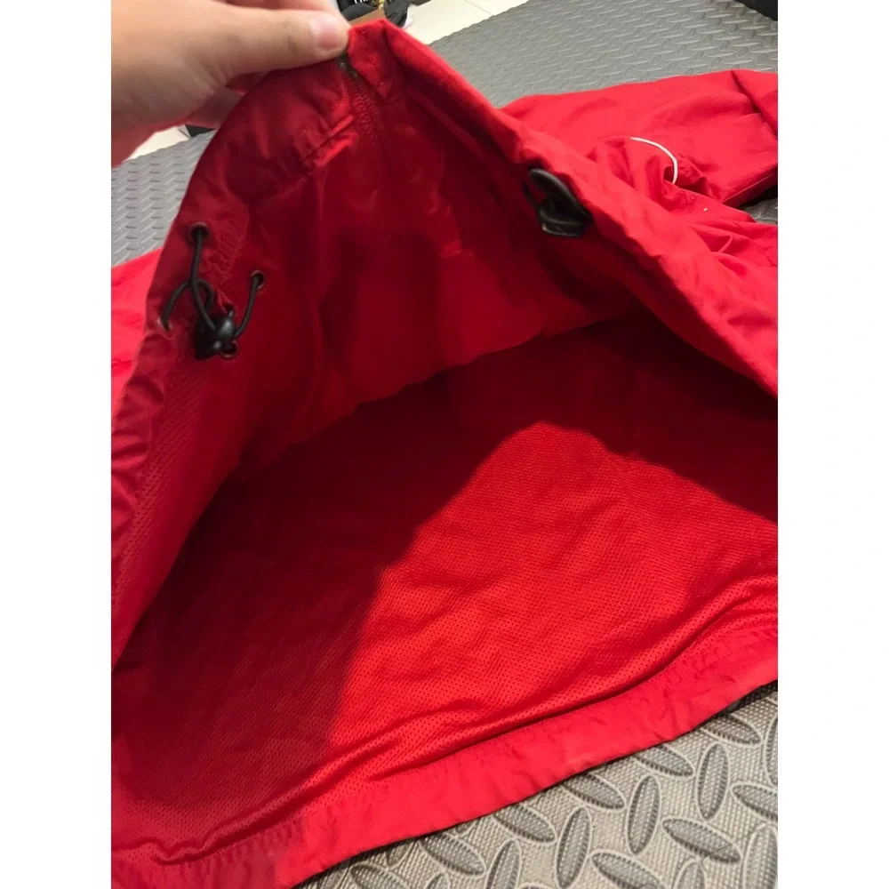 Adidas Windbreaker Jacket Mens XL Red NC State Wolfpack NCAA‎ Full Zip Coat